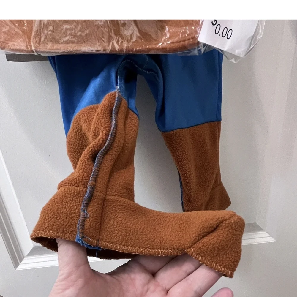Disney Toy Story Woody Costume - Yellow, Blue, Brown